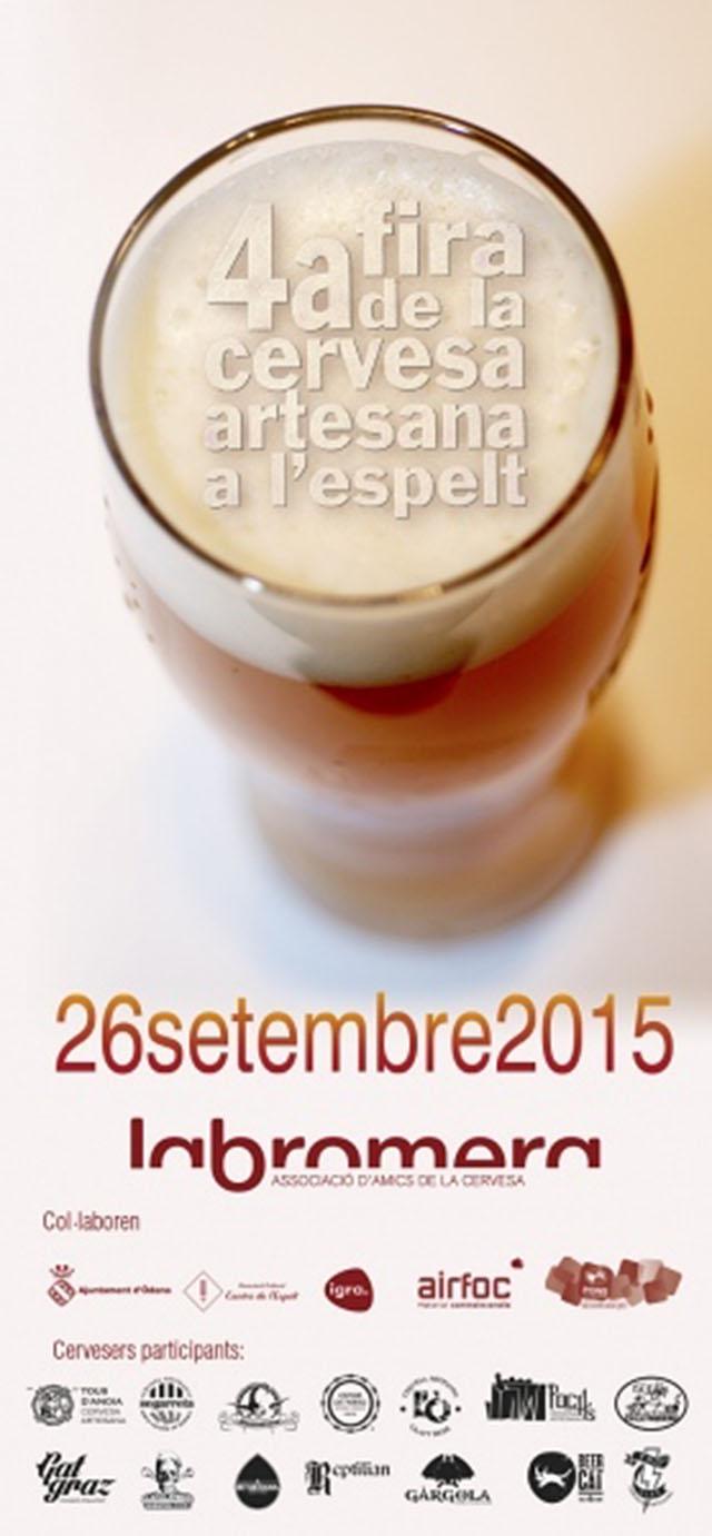 cartell 4a Fira de la Cervesa Artesana de l’Espelt