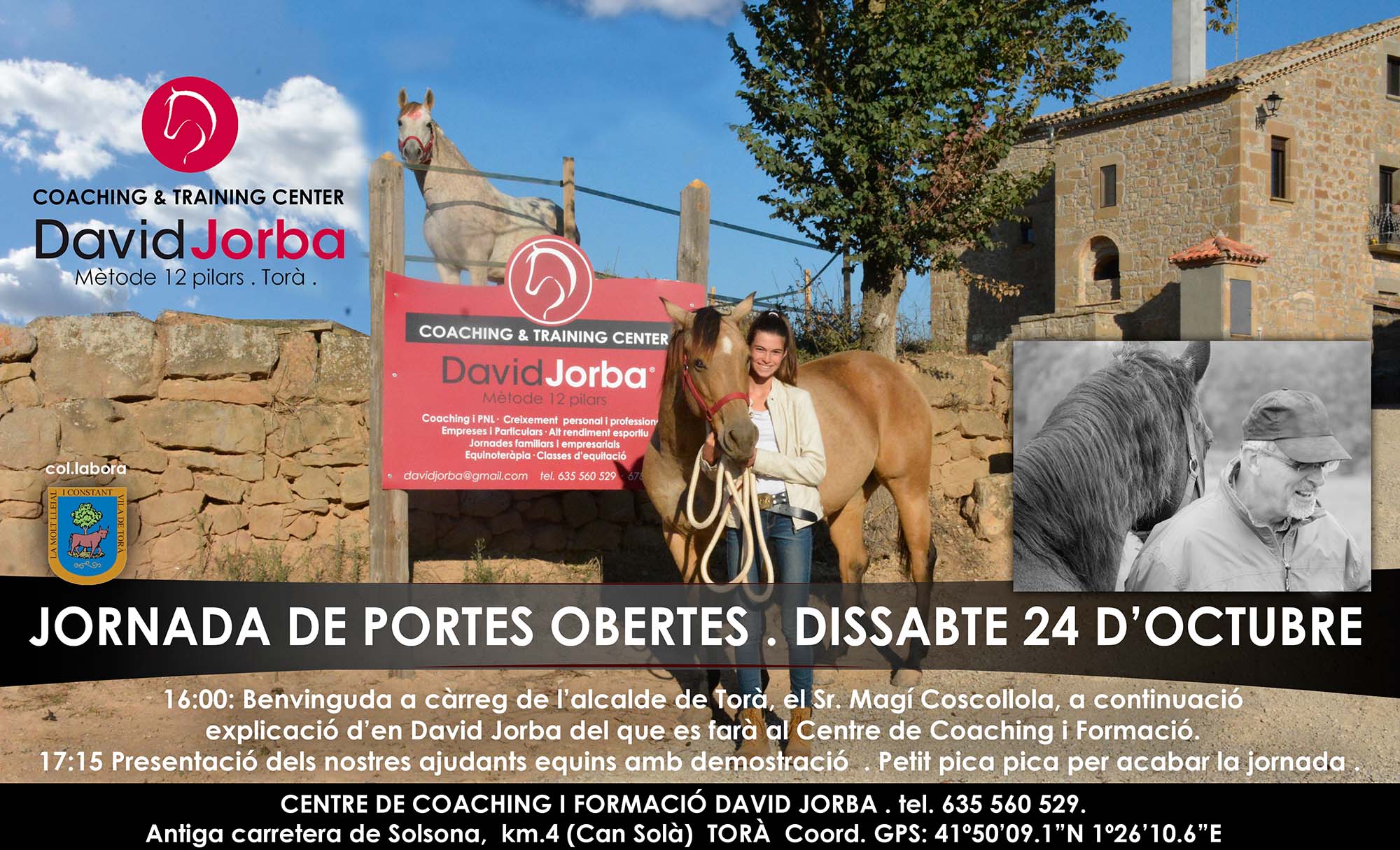 cartell Jornada de portes obertes a Can Solà