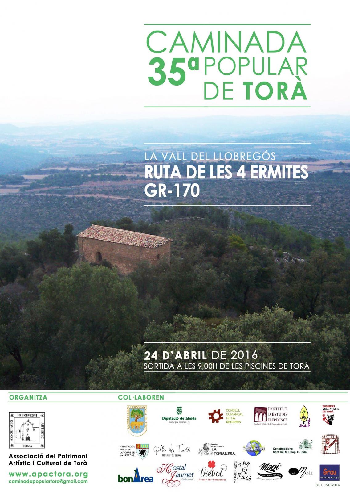 cartell 35a. Caminada Popular de Torà