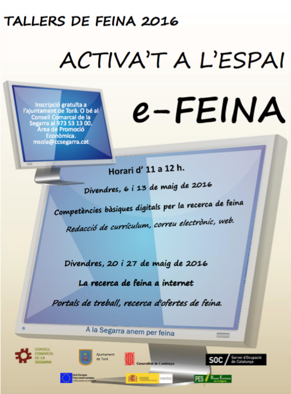 cartell Tallers de feina