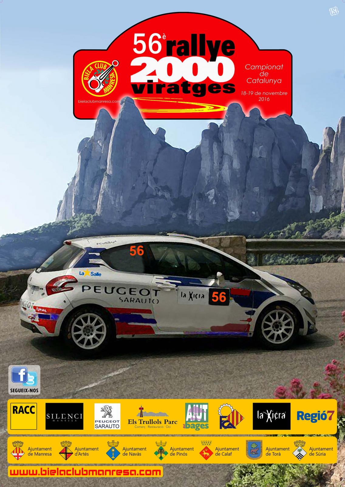 cartell 56è Rallye 2000 Viratges