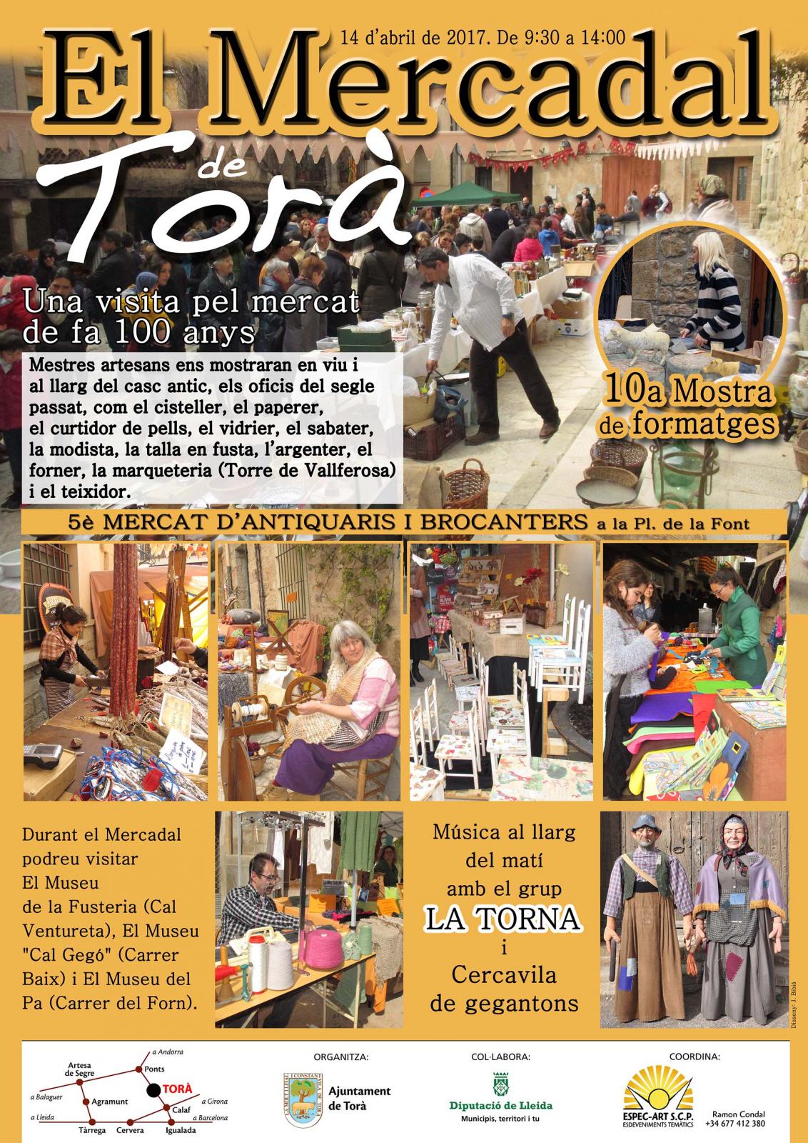 cartell El Mercadal de Torà 2017