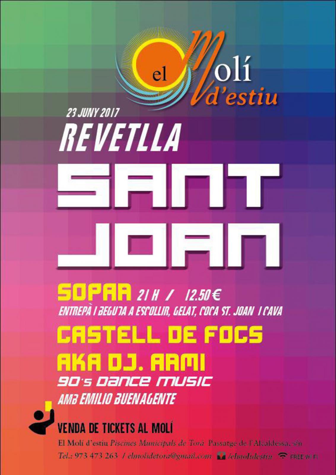 cartell Revetlla de sant Joan