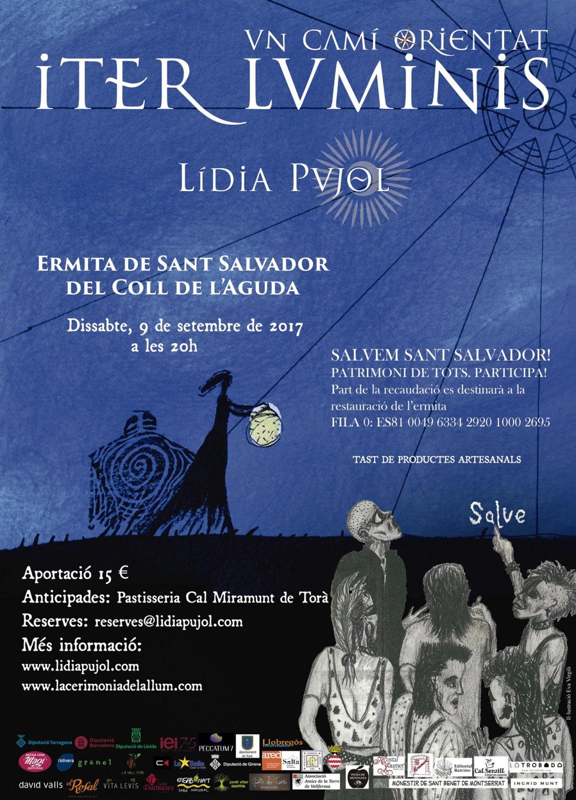 cartell Concert Iter Luminis a l’ermita de Sant Salvador del Coll de l'Aguda
