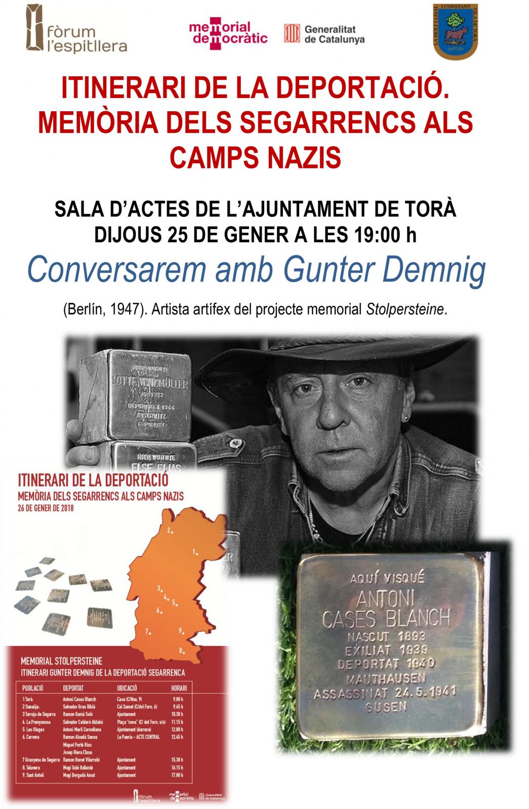 Conversa amb Gunter Demnig