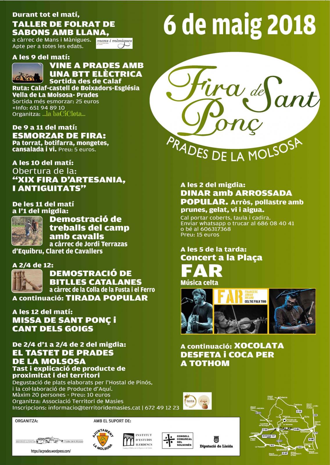 cartell Fira de Sant Ponç 2018