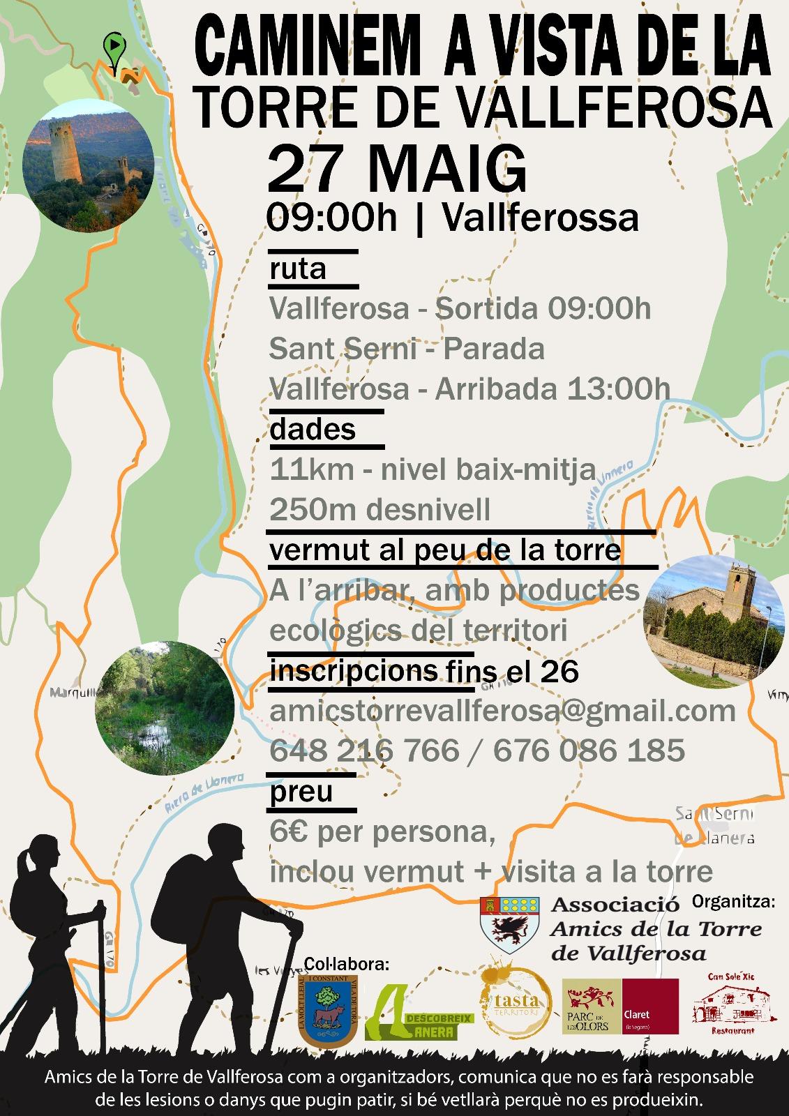 cartell Caminada a Vallferosa