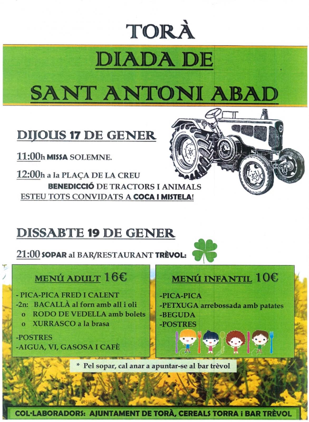 Festa Sant Antoni Abad Torà 2019