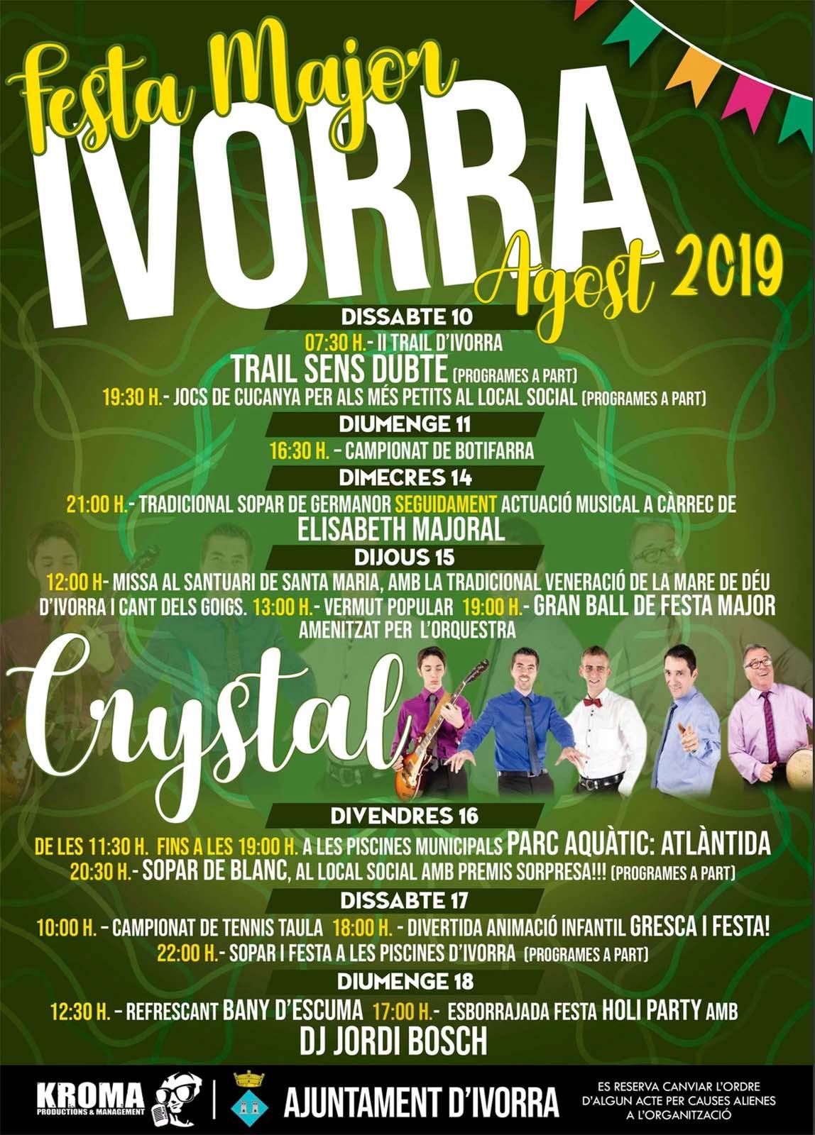 Festa major d'Ivorra 2019