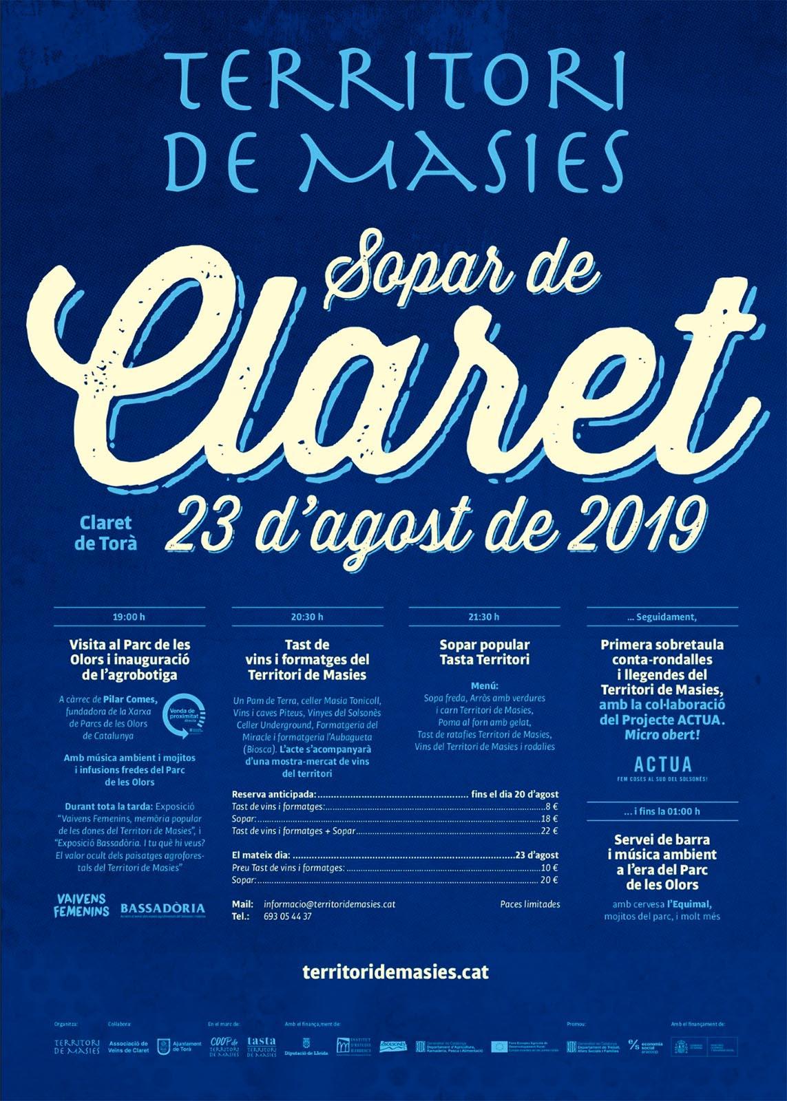 Sopar de Claret 2019