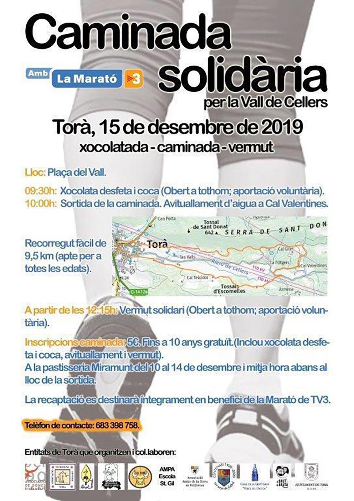 Caminada solidària per la Marató