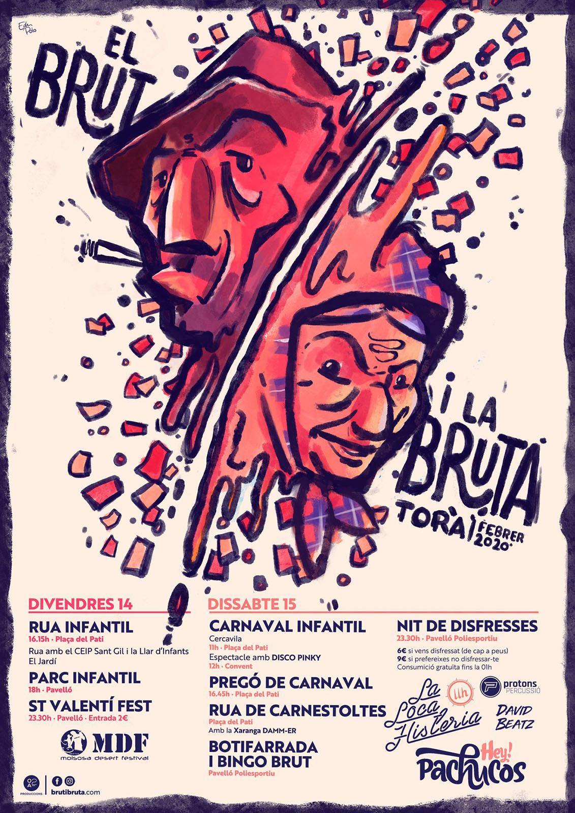 cartell El Brut i la Bruta 2020