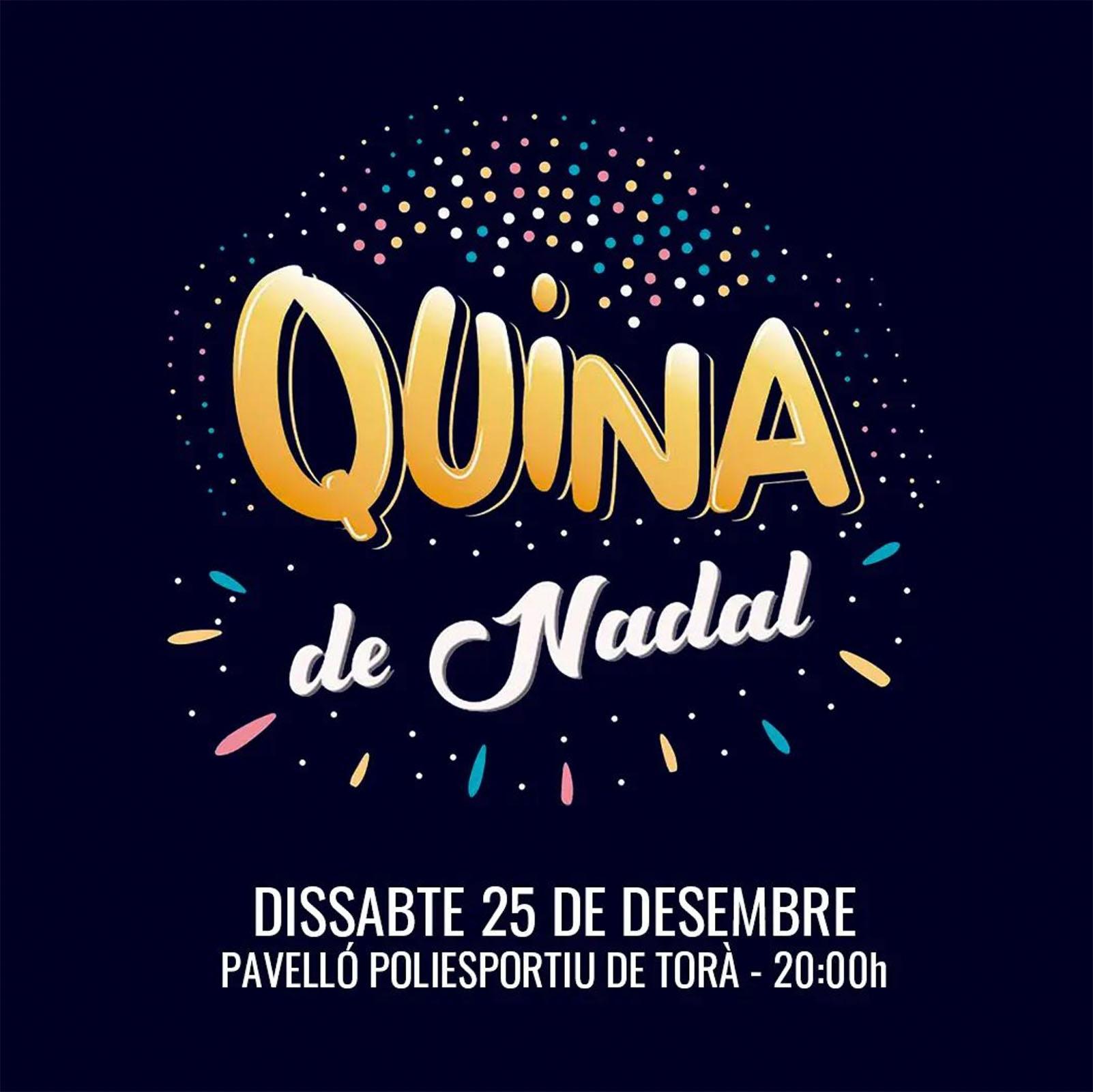 cartell Quina de Nadal 2021