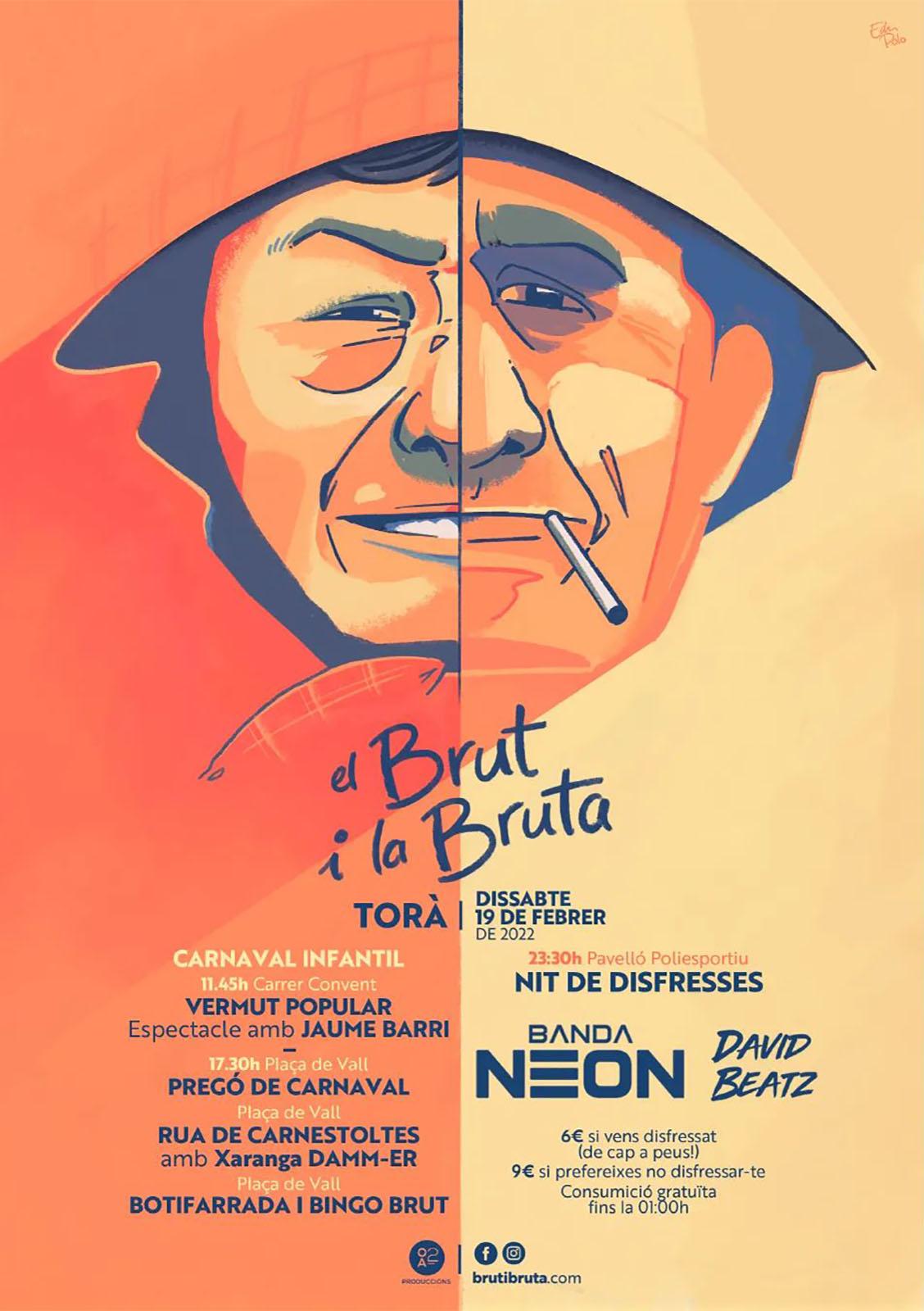 cartell El Brut i la Bruta 2022