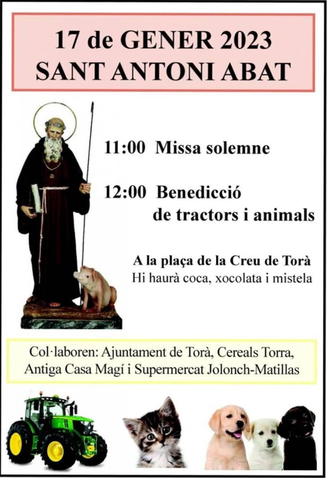 cartell Festa de Sant Antoni Abat 2023