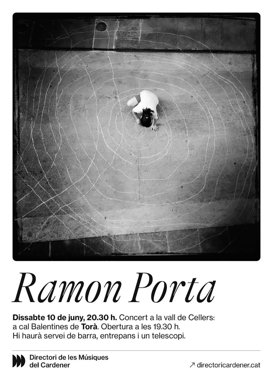 cartell Concert de Ramon Porta