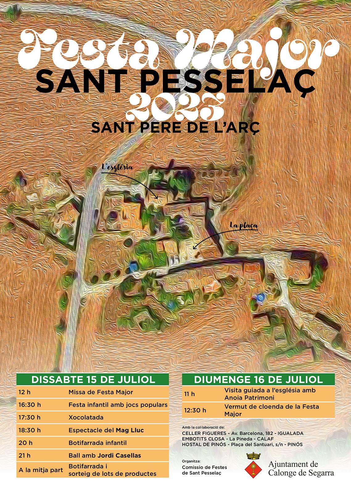 cartell Festa Major de Sant Pesselaç 2023