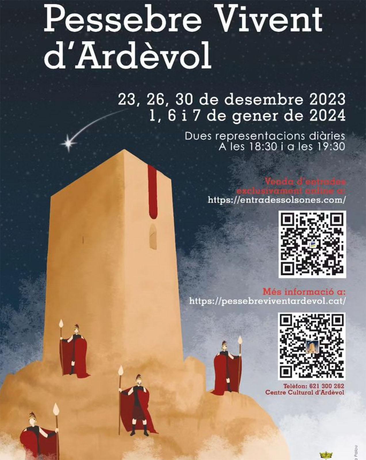 cartell Pessebre vivent d'Ardèvol 2023