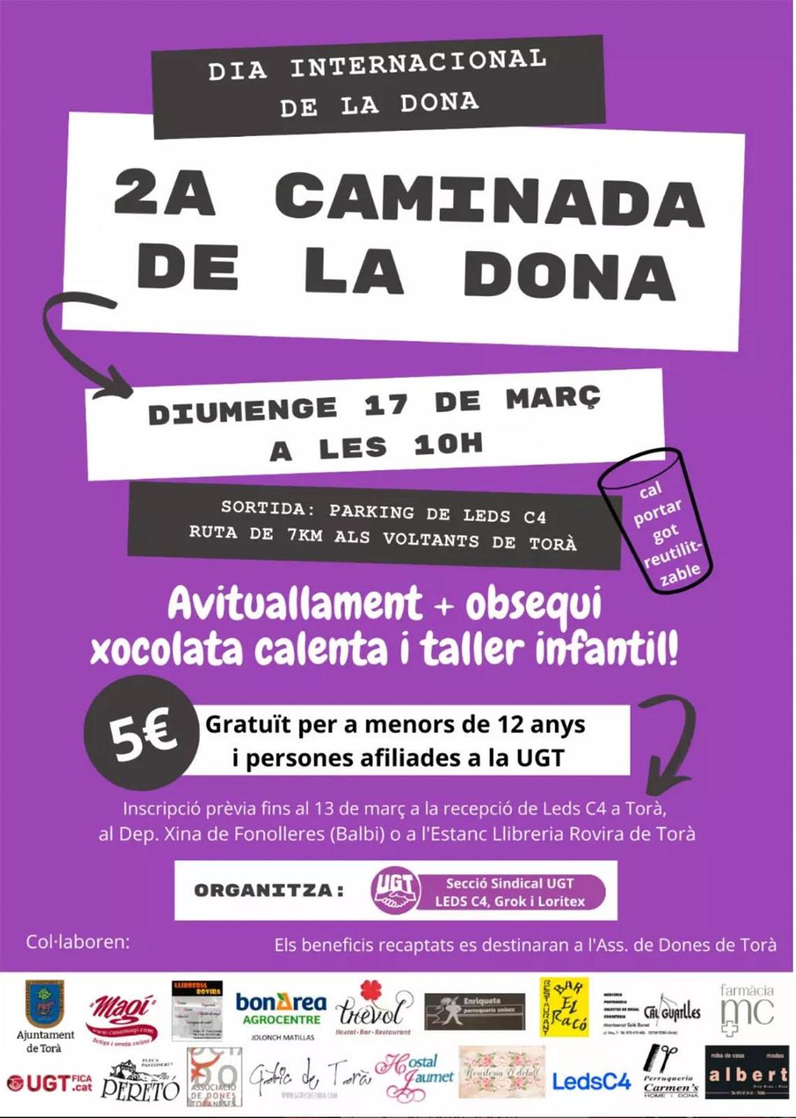 cartell 2a Caminada de la dona