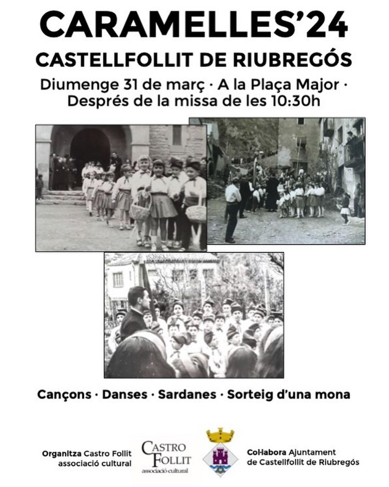 cartell Caramelles Castellfollit de Riubregós 2024