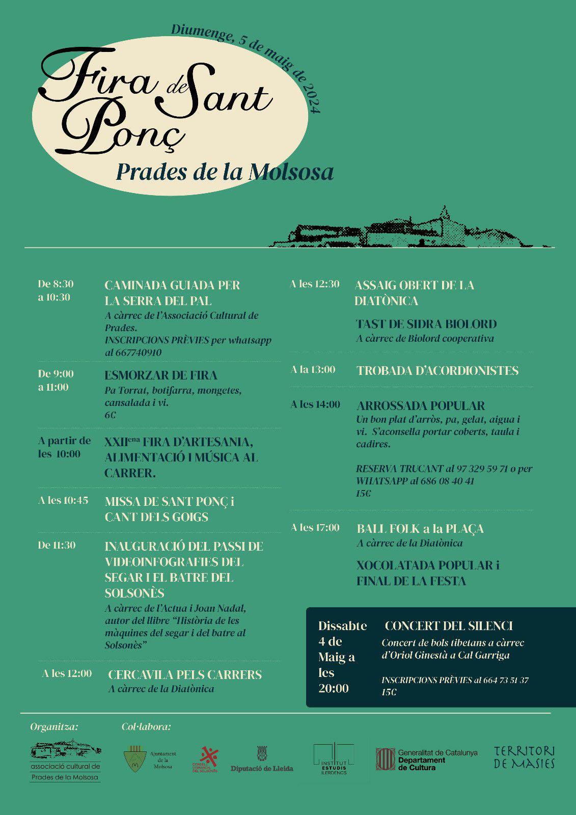 cartell Fira de Sant Ponç 2024