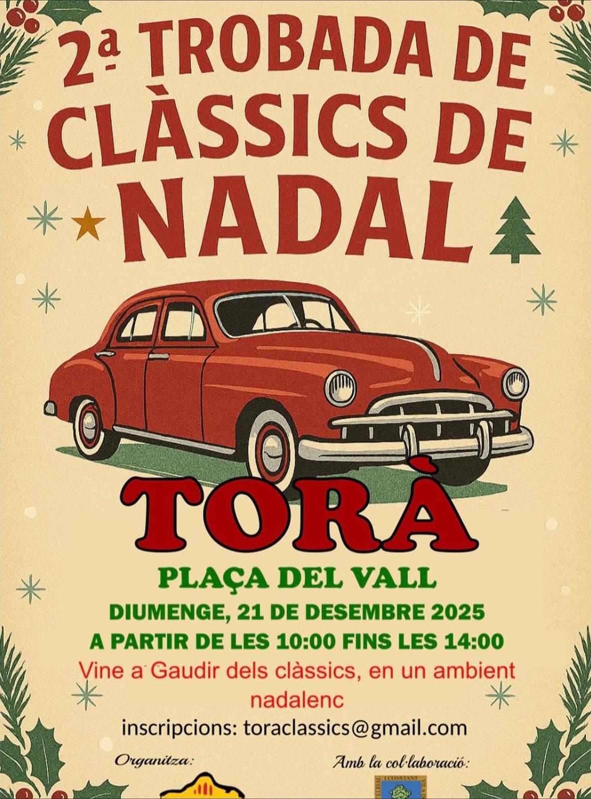 cartell 2a Trobada de clàssics de Nadal cartell 2a Trobada de clàssics de Nadal